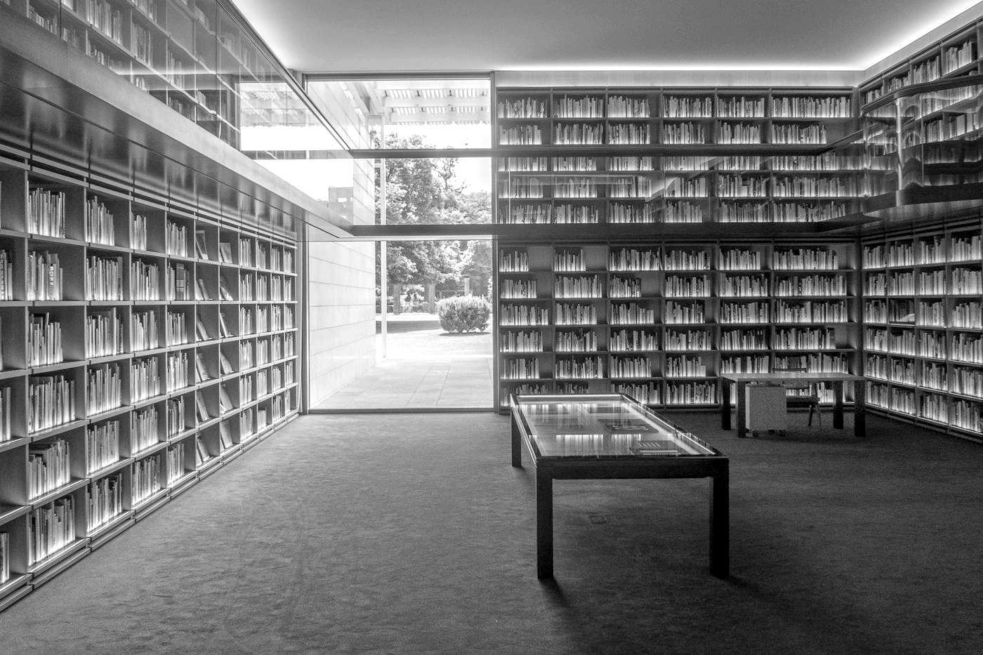 A public library reading room